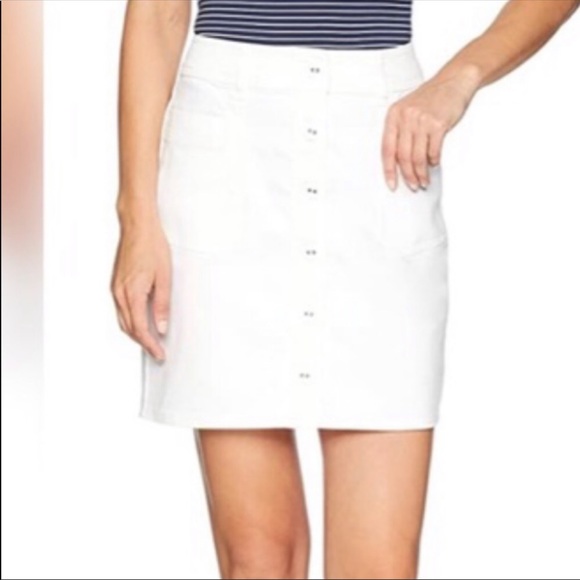 Prana Dresses & Skirts - NWT prAna White “Kara” A-line Denim Skirt- 6